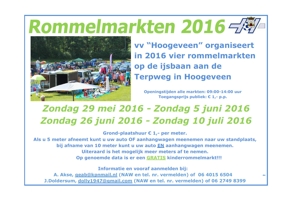 Het rommelt weer bij Hoogeveen